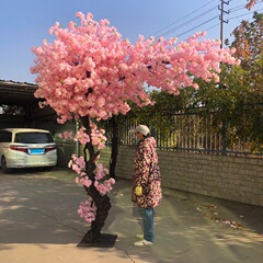 Simulated cherry blossom tree, simulated peach blossom tree, artificial plant, fake flowers, fake trees, simulated trees, wedding decoration, large wish tree