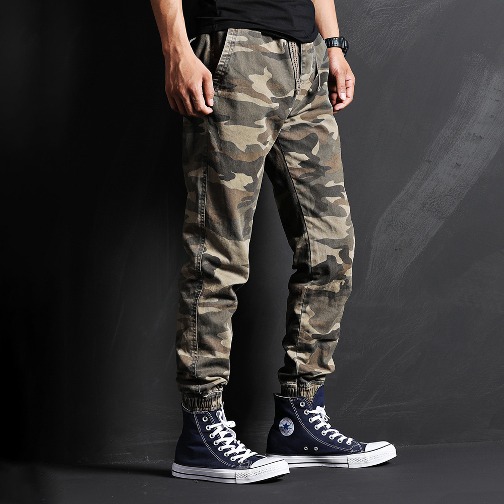 Jogger Pants  Cargo 小脚裤休闲裤工装裤男长裤户外迷彩裤男1021