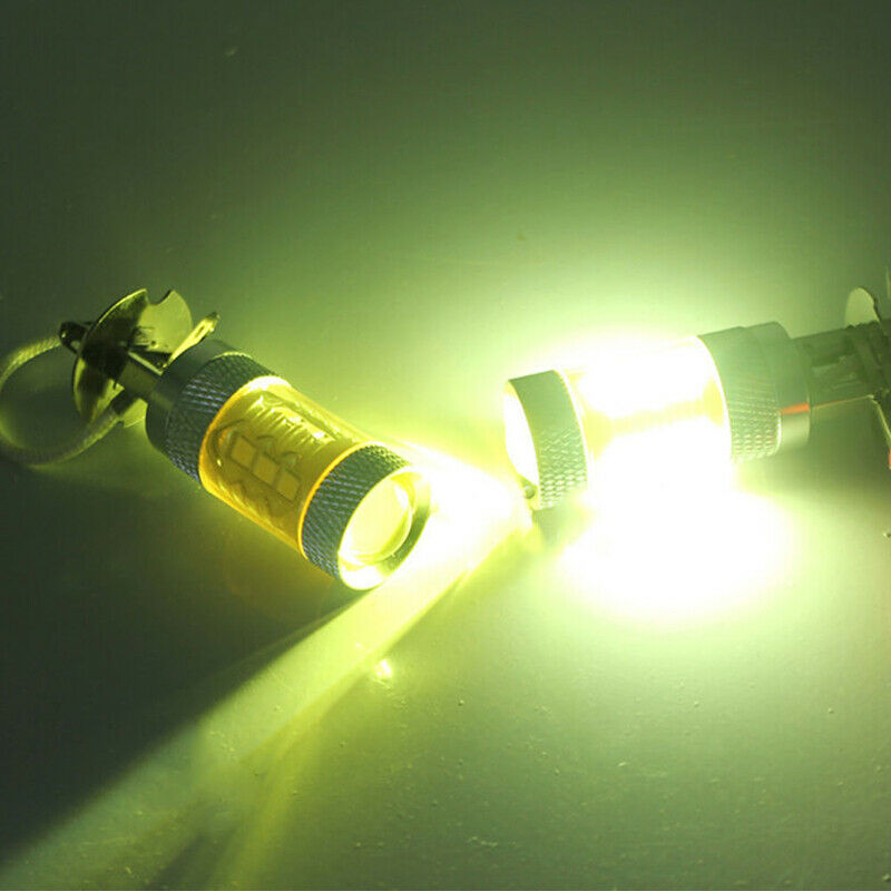 Lámpara de niebla de automóvil H3 80W Lámpara de niebla de luz amarilla Lámpara de niebla LED superbrillante H1 H4 H11 9005 Lámpara de niebla de luz amarilla