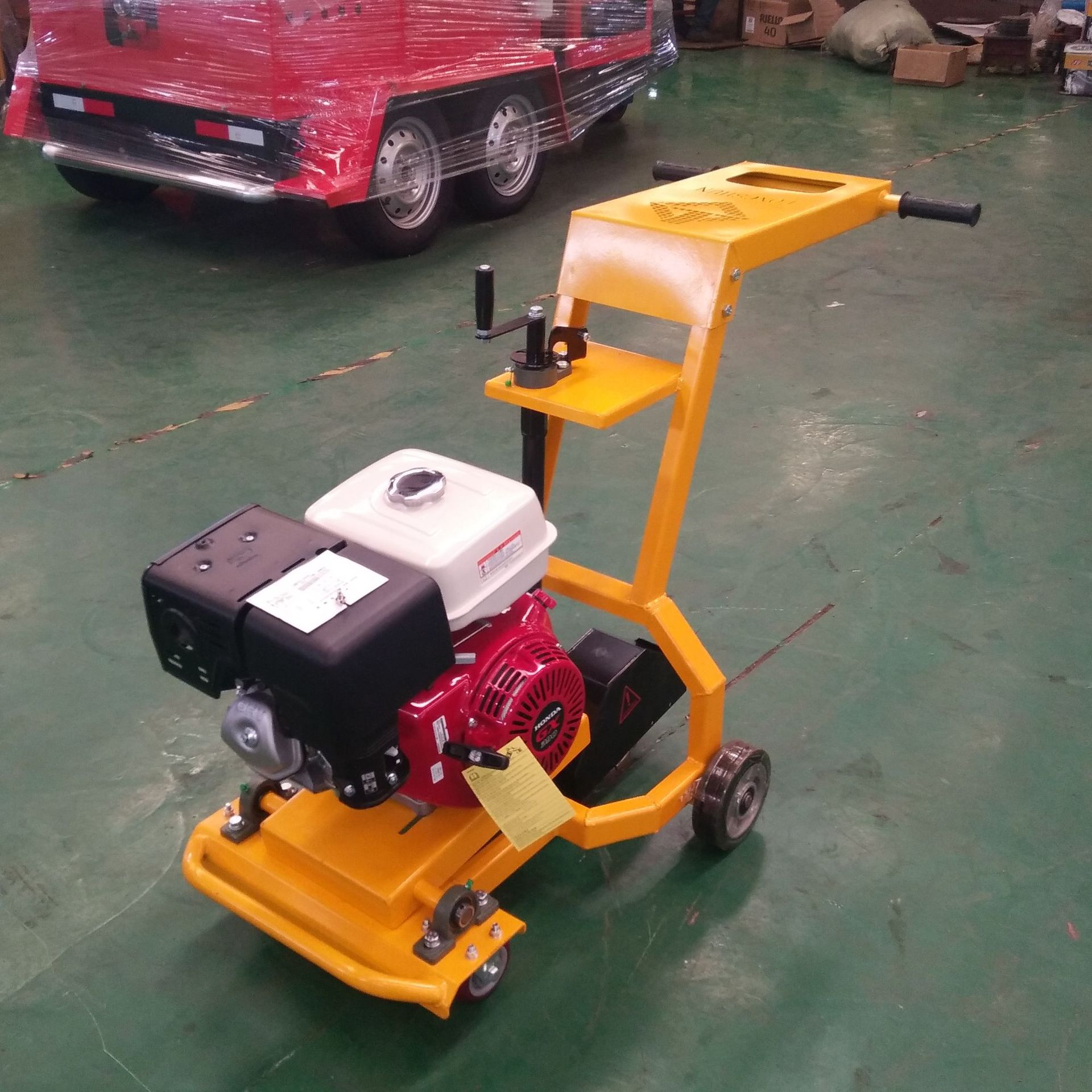 手扶路面开槽机 公路马路沥青路面切缝机 家用小区小型开沟机厂家