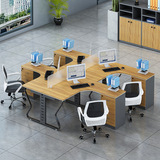 Офисная мебель Гуанчжоу Офисная мебель -одиночная угла стола и стул компьютерный стол простые современные 2/4 человека