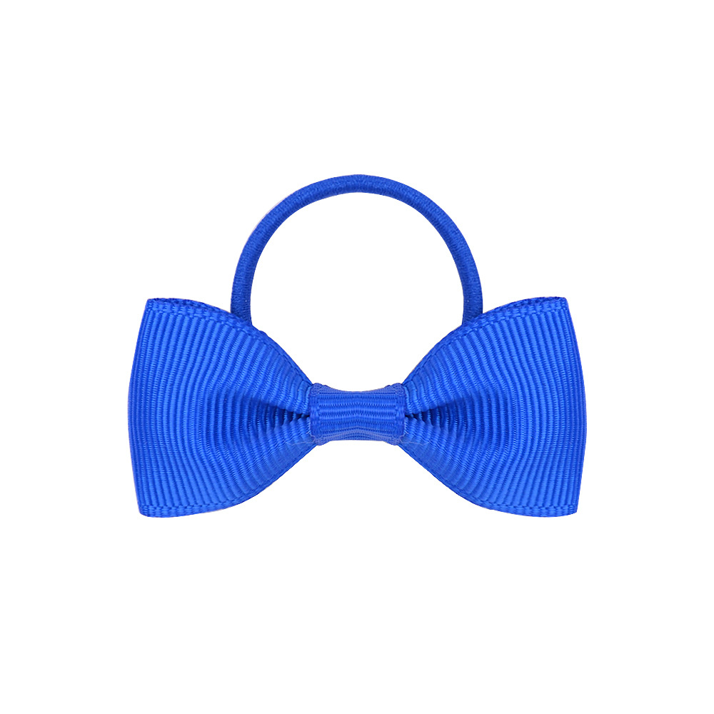 New Solid Color Bow Hair Ring Set display picture 8