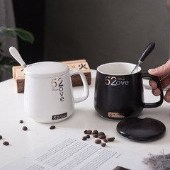 Nordic Couple Creative Home Office Logo Simple Milk Coffee Cup Gift Water Cup Ceramic Cup