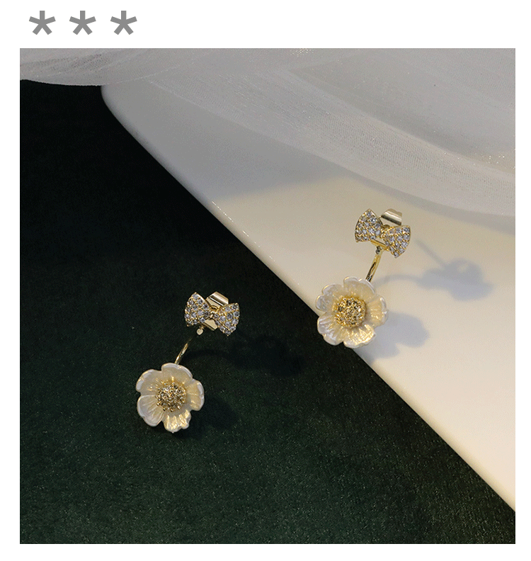 Fashion Bowknot Women's Earrings Korean Girl Super Fairy Earrings Nihaojewelry Wholesale display picture 5