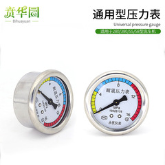 High-Pressure Washer Car Wash Machine, Vibration-Resistant Pressure Gauge Accessory – Universal 280/380/55/58 Pressure Gauge Mounting Connector