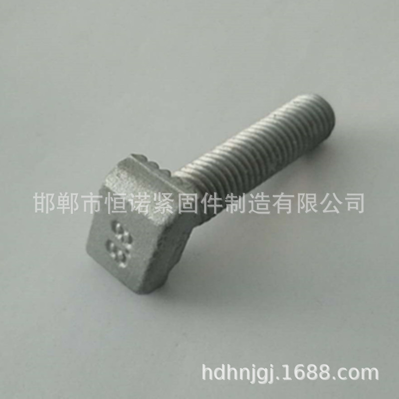 高铁轨道用T型螺栓 热镀锌8.8级哈芬槽螺栓 恒诺厂家供应