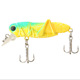 5 Colors Fishing Lure, Fishing Lure  Artificial Bait Lure, Hard Lure 1.5 Inch Small Locusts