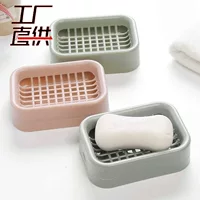 Drying rack, big plastic double-layer soap holder for home use, European style