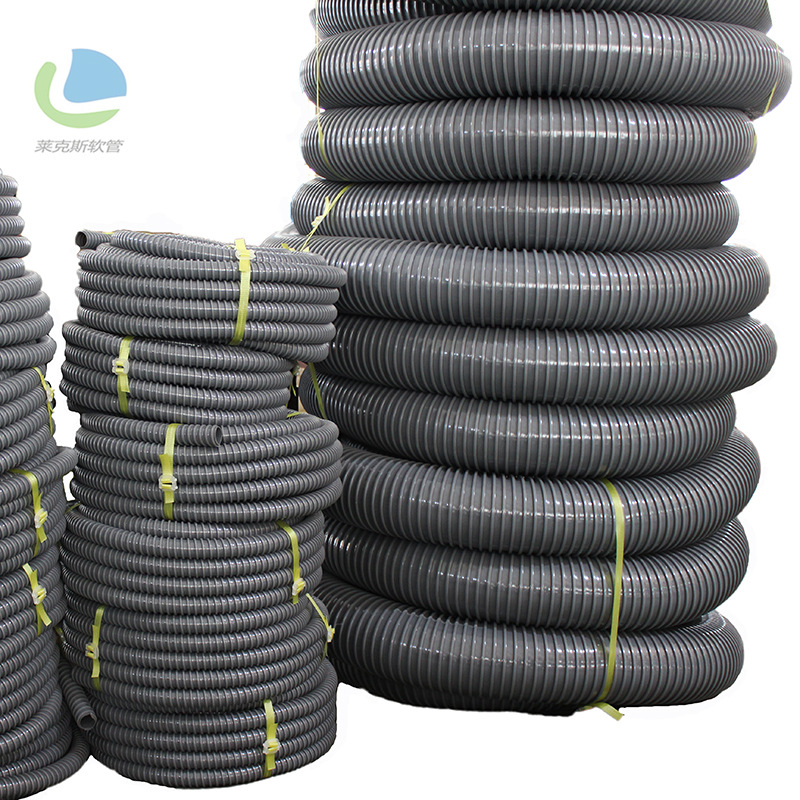 PVC塑筋软管 PVC方骨塑筋软管 灰骨软管 PVC吸尘通风排水软管