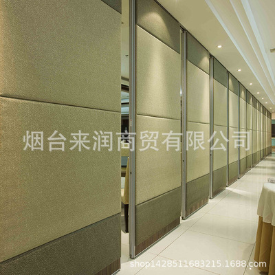酒店宴会厅包厢轨道隔断门包厢移动门推拉折叠门隔断屏风门