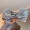 Shiny hairgrip with bow, hairpin, hairpins, hair accessory, Korean style
