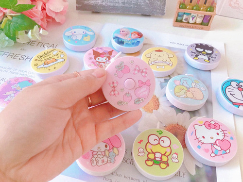 Cartoon cute little tape measure soft ruler Kuromi portable measuring ruler clothes waist measurements meter ruler 1.5 meters ruler