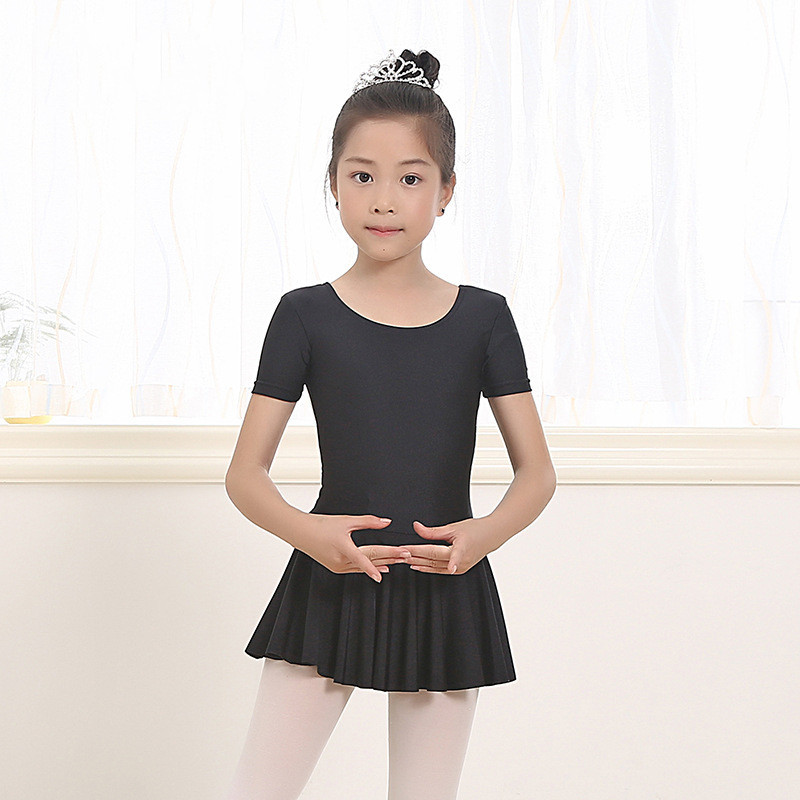 專業加工定制生産女童練功舞蹈服成人緊身衣連體裙健身瑜伽練功服