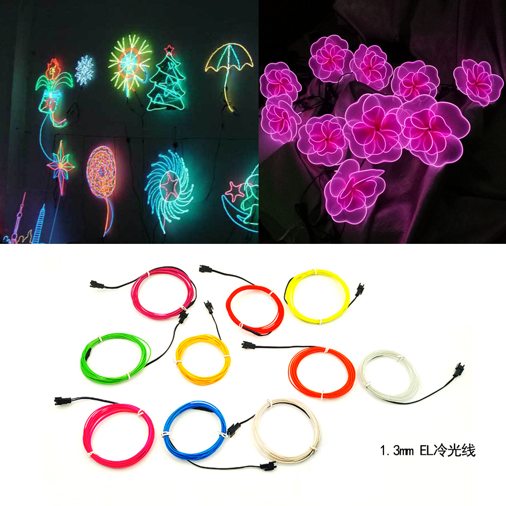 Super brillante luz luminosa 1,3mm brillante el luminoso faro del coche decoración hogar anfitrión teclado de la computadora