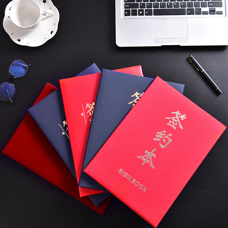 Manufacturers supply suede red foam signing folders special paper signing for this meeting contract folder