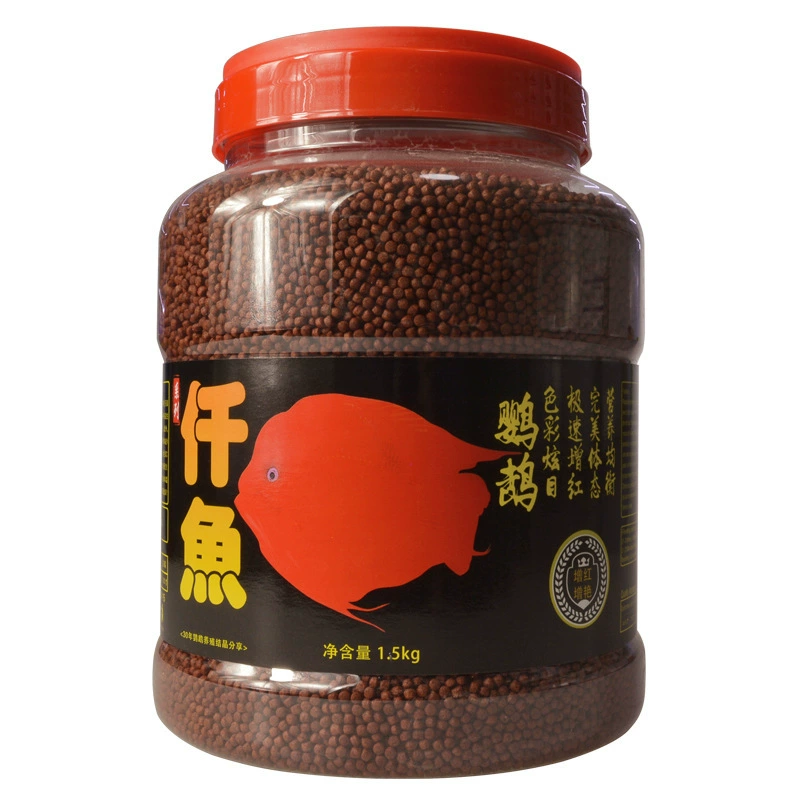 Рыба-мандарин семь дней Красный семь дней увеличение Красного попугая Корм для рыб кровь увеличение попугая цвет корм для рыб Тропические рыбы удача корм для рыб