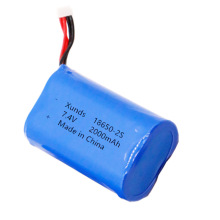 7.4V 2000mAh 늄ӹߟܼҾӃˮa 18650-2S늳ؽM