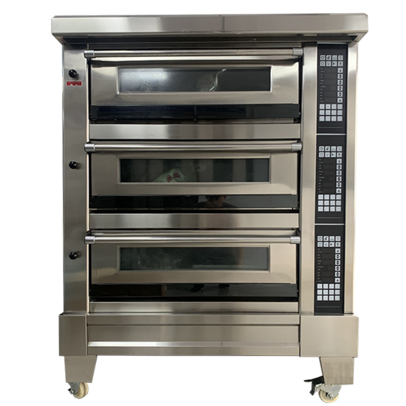 Electric oven commercial Gas large Oven Pizza bread Cake High-capacity baking three layers Three hundred forty-six 380V