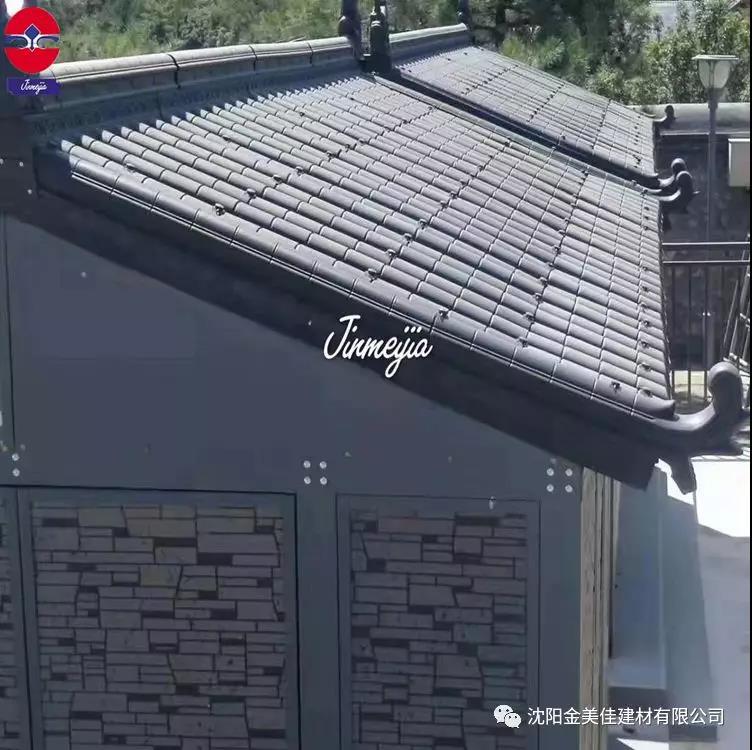 工厂直售  树脂瓦 仿古一体瓦 库存量大 造型美观 隔音好 耐老化