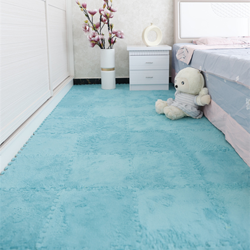 Dormitorio Full-shop hogar engrosada costura alfombra de piso de área grande máquina de corte de la alfombra de gamuza lavable fabricante
