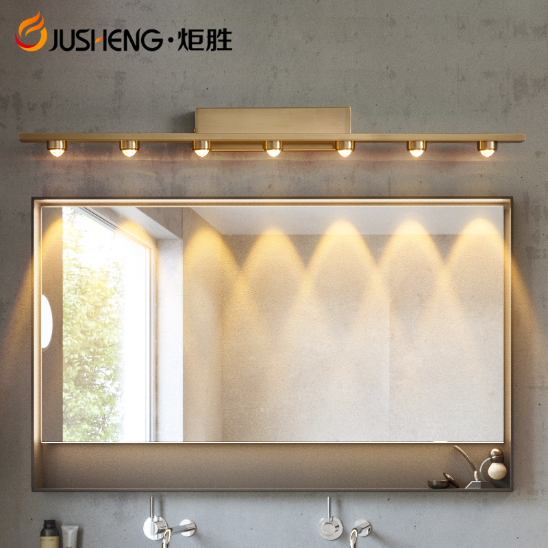 炬胜led镜前灯 防潮防雾卫生间浴室镜子壁灯简约亚克力画前灯具|ms