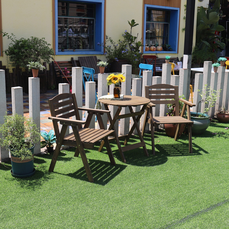 简约家用实木质餐桌置物架户外便携式摆摊小长方形折叠桌靠背椅子|ru