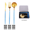 Removable constructor stainless steel, fork, spoon, handheld chopsticks, tableware for side table