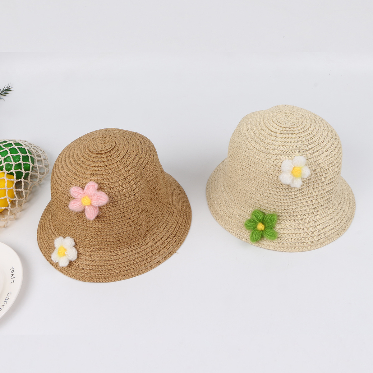 Straw Hat Summer Cute Sun Hat Fashion Sunscreen Cool Hat Baby Hat display picture 3