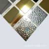 厂价直销进口 抗指纹 金色镜面铝板 氧化铝板 双面金色 镜面铝板|ru