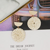 Fashionable woven earrings handmade, European style