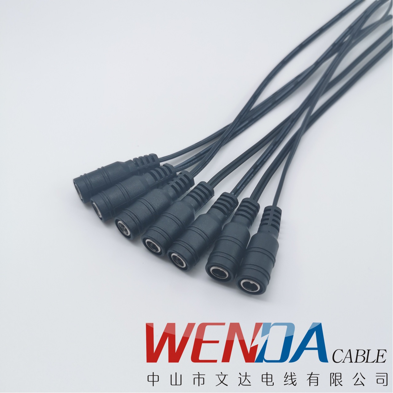 专业生产DC5521电源线 DC公母头 DC带锁公母头带尾卡SR