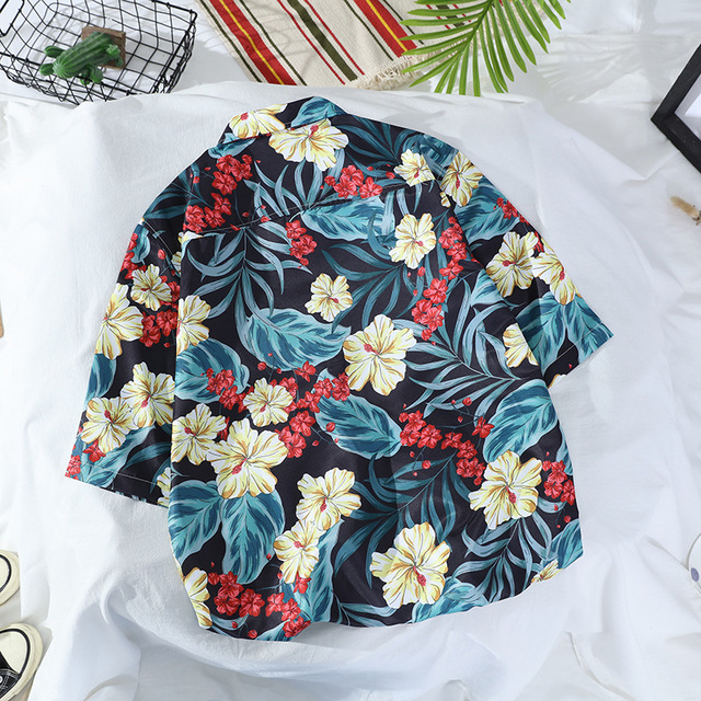 Summer short sleeve Floral Shirt