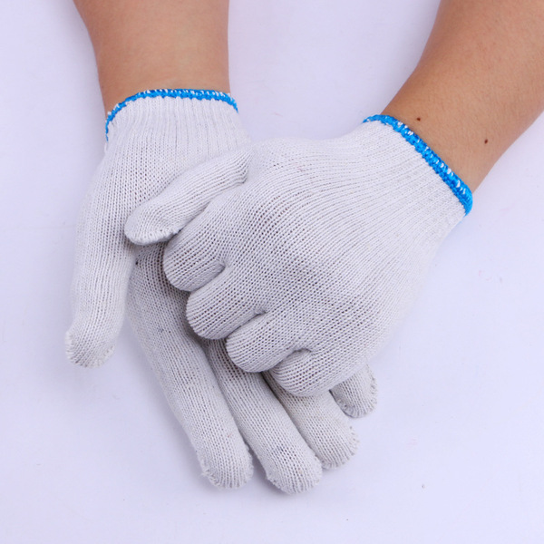Cotton gauze gloves labor protection anti-slip 400g lampshade cotton…