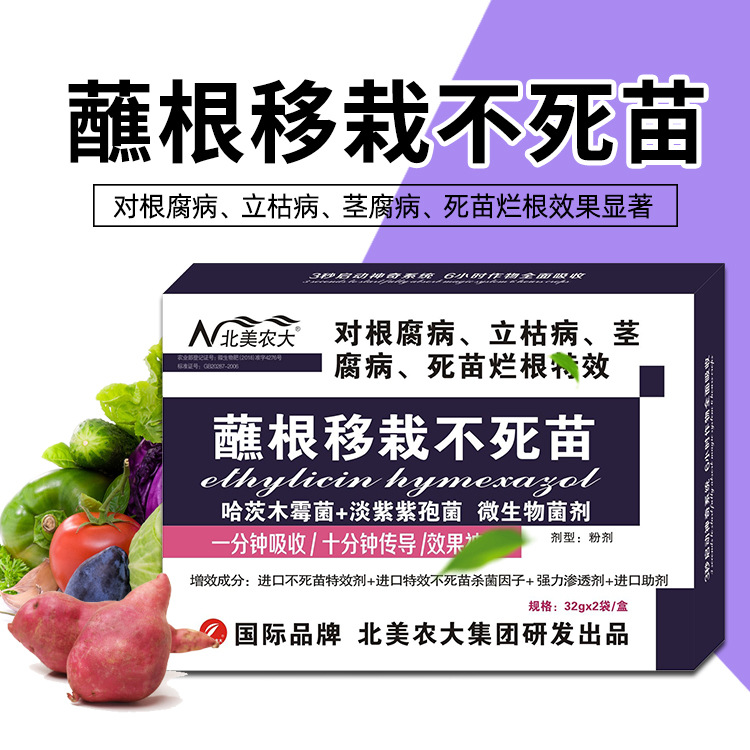 Root dipping Transplanting watermelon muskmelon strawberry Root rot Cotton tomato Rotten roots Root dipping