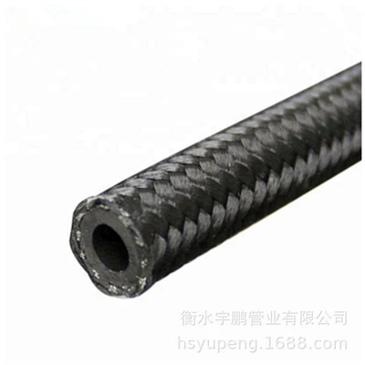Braided oil pipe oil cooler system NBR/CPE Oil cooling pipe oil pipe assembly for automobile and motorcycle modification (Tubing) - an4-nbr-nylon-thread
