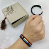 Woven rainbow bracelet for beloved, six colors, Birthday gift