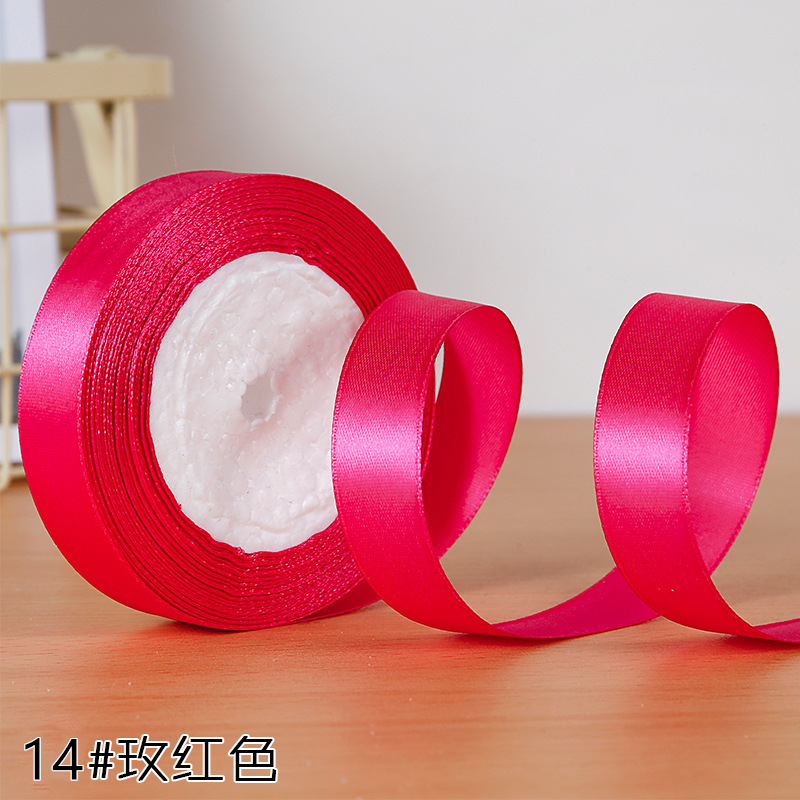 Fábrica al por mayor 2cm cinta hecha a mano cinta de poliéster caja de regalo cinta floral cinta para hornear cinta decorativa