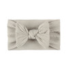 Soft nylon children's hair accessory with bow, headband, scarf, European style, no hair damage