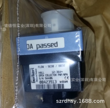 burkert流量传感器00423913/423915宝德流量计418778现货厂家直供