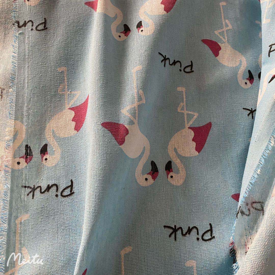 편지 블루 플라밍고