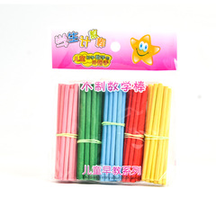 Wooden counting sticks for children, math teaching tools, wooden arithmetic rods, counting sticks, 100 pieces, for first graders