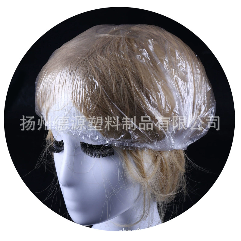 Одноразовая шапочка для душа полоса пластиковая Водонепроницаемая утолщенная отель pe независимая упаковка Янчжоу оптовая продажа с фабрики