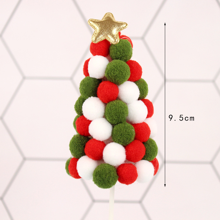 毛球圣诞树