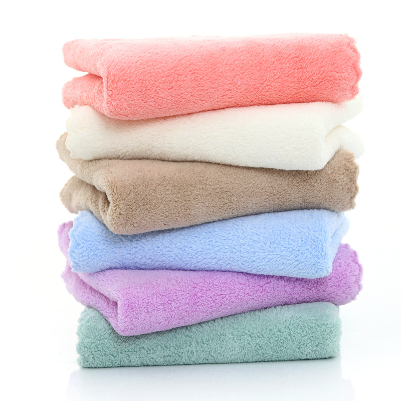Towel Coral Fleece Towel Microfiber Make...