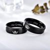 Fashionable ring stainless steel for beloved, city style, wholesale