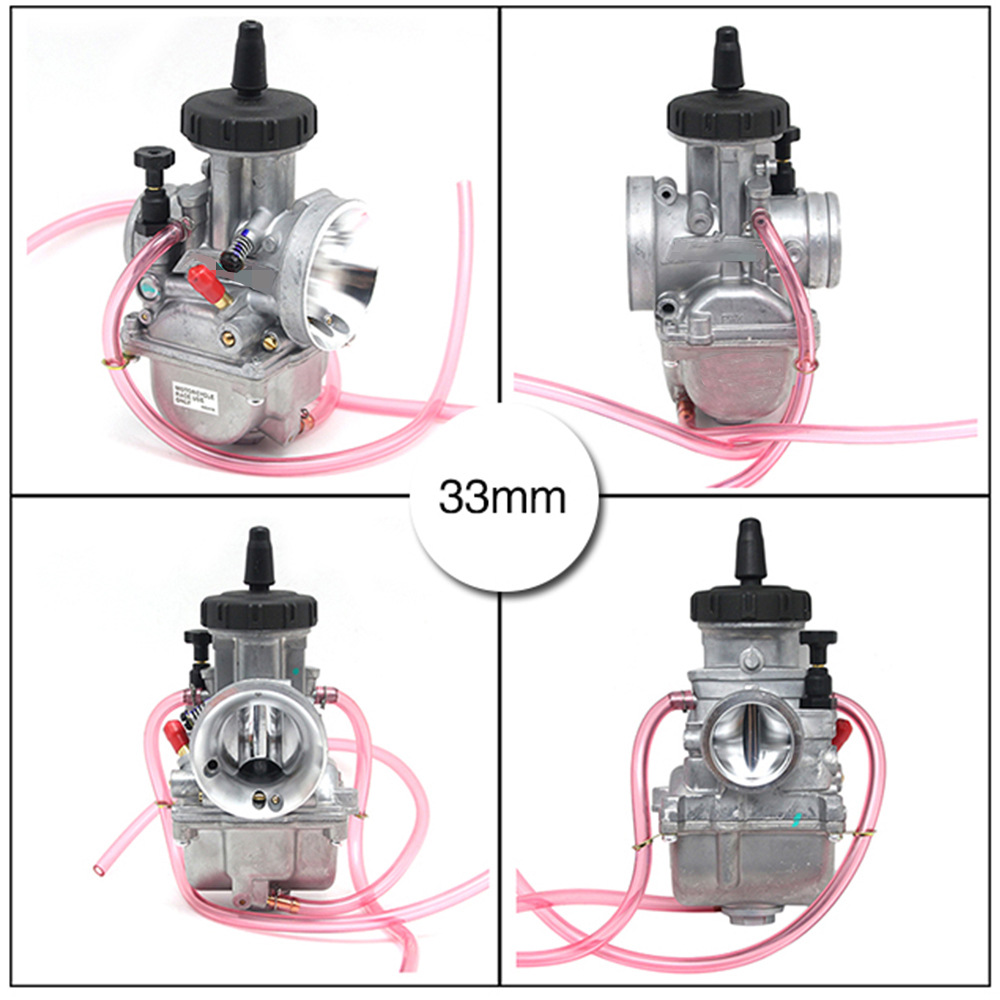 Atv Motorcycle Universal Carburetor Pwk33 35 34 36 38 40 42mm + Oil Nozzle Measuring Hole