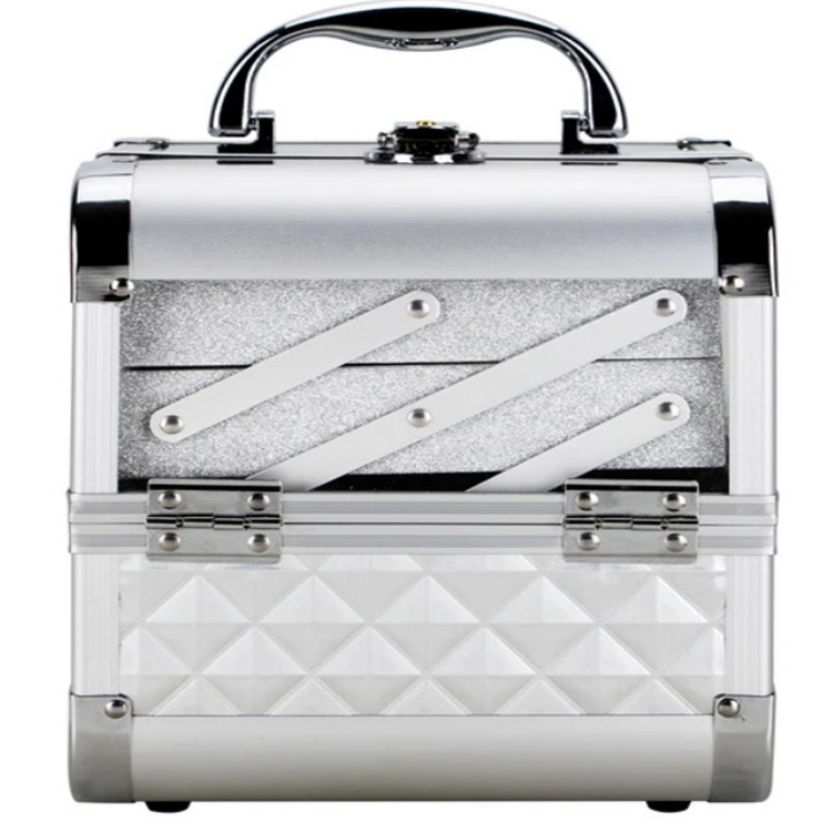 精美亚克力专业化妆箱 手提双开跟妆化妆箱 跟妆彩妆箱 专业大号