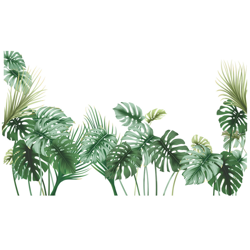 Vacances Plante Pvc Autocollant Mural Art Mural display picture 1