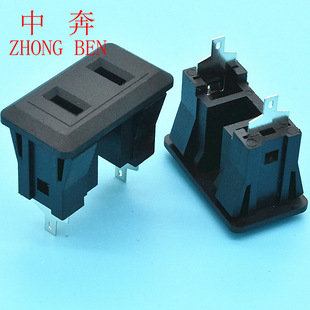 AC power socket 10A 250V US gauge two-hole socket with polarity Japanese socket 10A Japanese gauge socket