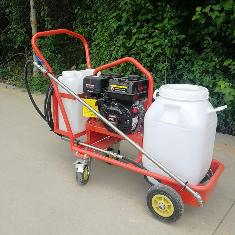 马路修补撒布机 汽油动力撒布机养护路面 JF小型乳化沥青洒布机